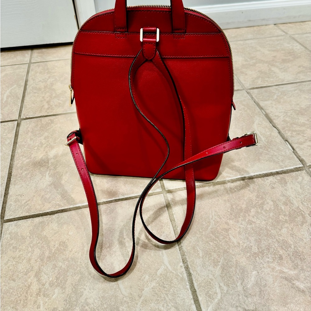 Michael Kors Red Backpack - Picture 2 of 5